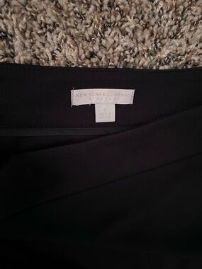 New York & Company Black Stretch Pencil Skirt
